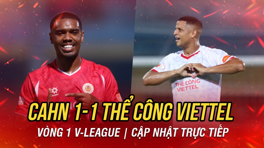 Trực tiếp CAHN 1-1 Thể Công Viettel: Đôi công hấp dẫn